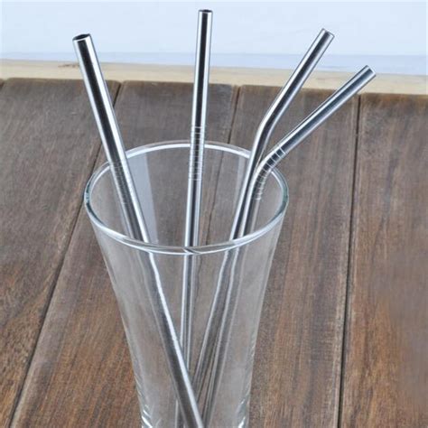 box of stainless steel drinking straws|extra long stainless steel straw.